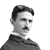 Portrait photo of Nicola Tesla
